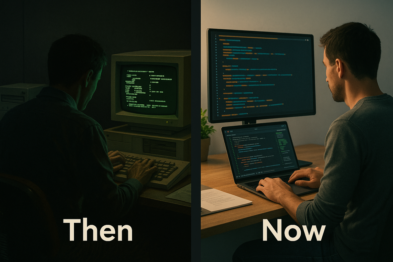 Then and Now